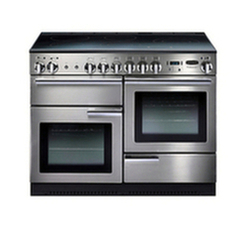 Rangemaster Professional + 110 Induction Hob Range Cooker Stainless Steel Rangemaster Professional + 110 Induction Hob Range Cooker Stainless Steel
